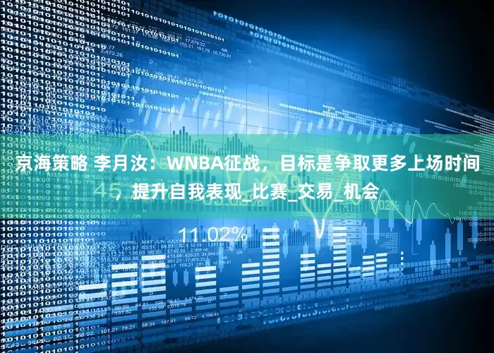 京海策略 李月汝：WNBA征战，目标是争取更多上场时间，提升自我表现_比赛_交易_机会