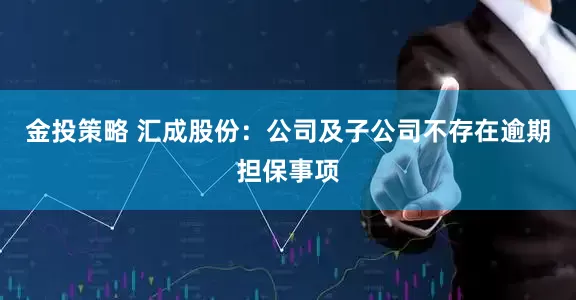 金投策略 汇成股份：公司及子公司不存在逾期担保事项