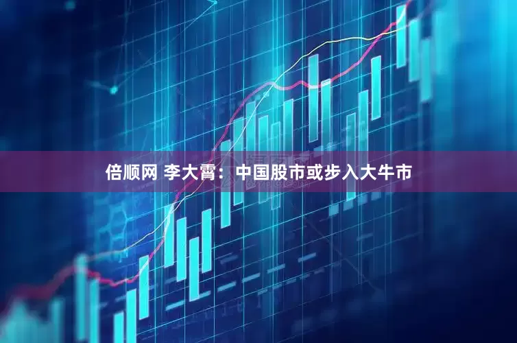 倍顺网 李大霄：中国股市或步入大牛市