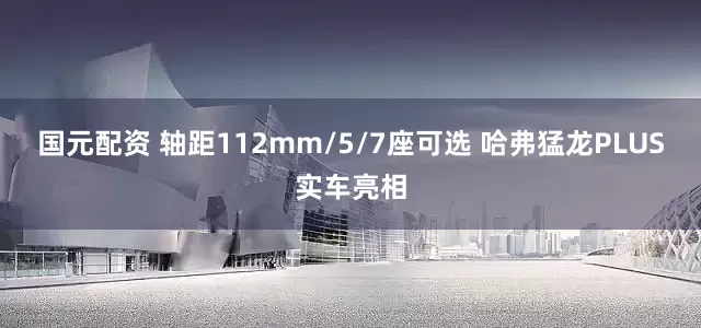 国元配资 轴距112mm/5/7座可选 哈弗猛龙PLUS实车亮相